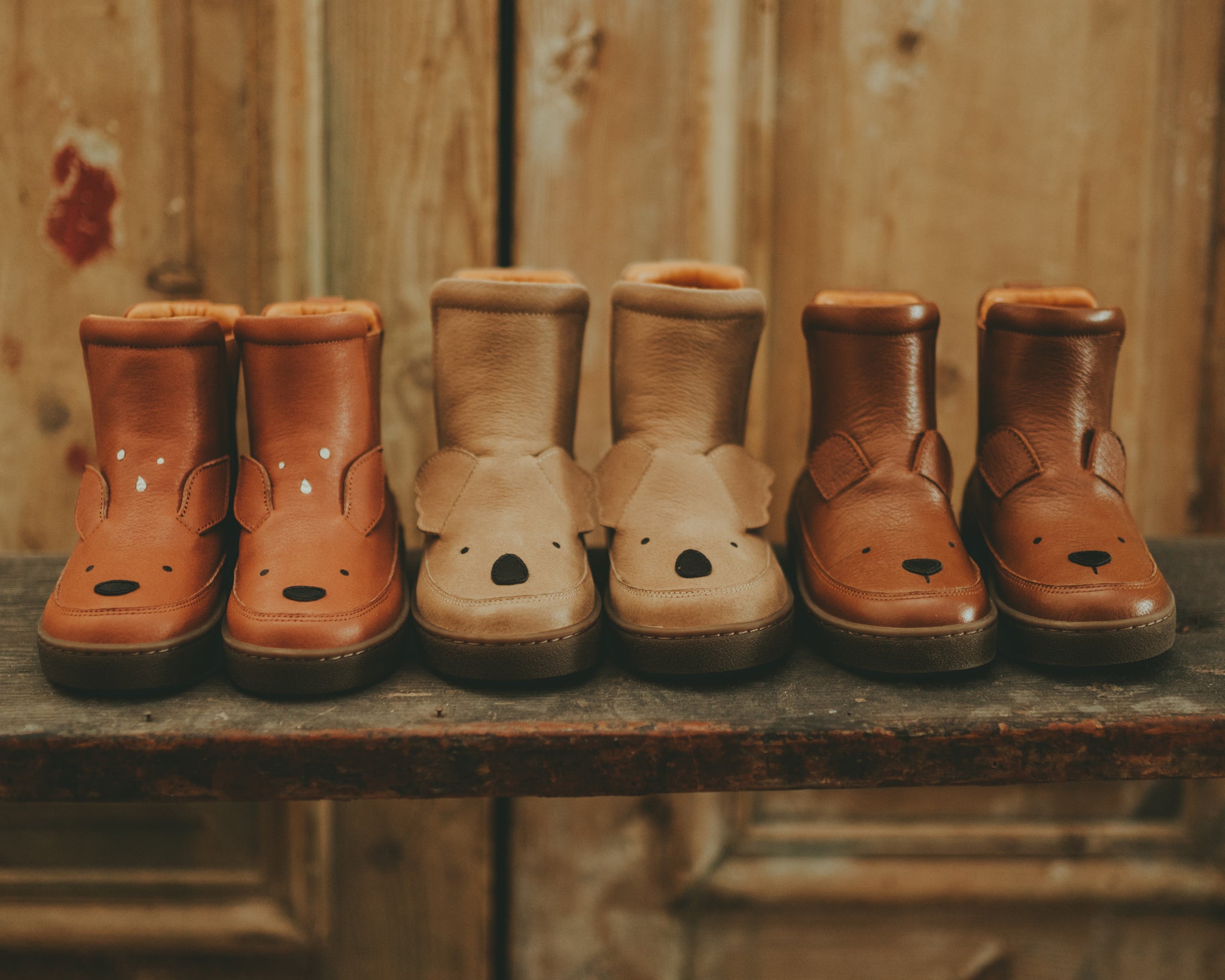 Donsje, Thuru Classic Boots Bear Cognac Leather 瑟魯經典